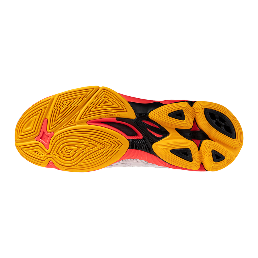 Mizuno WAVE VOLTAGE 2 White/Fiery Coral 2/Citrus